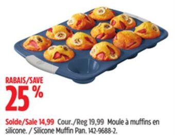 Canadian Tire Silicone muffin pan offer