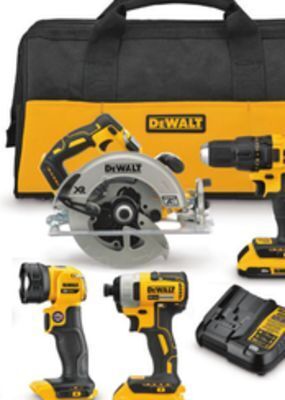 Canadian Tire Dewalt 20v max compact brushless 4-pc combo kit offer