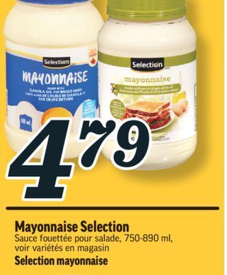 Marché Richelieu Mayonnaise selection | selection mayonnaise offer