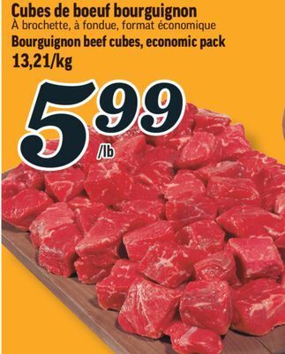 Marché Richelieu Cubes de boeuf bourguignon | bourguignon beef cubes, economic pack offer