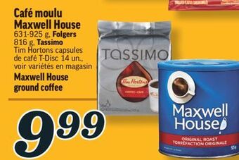 Marché Richelieu Café moulu maxwell house | maxwell house ground coffee offer