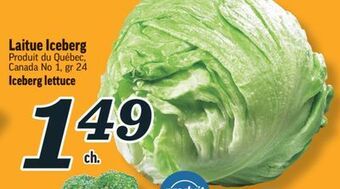 Marché Richelieu Laitue iceberg | iceberg lettuce offer
