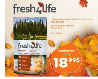 Chico Fresh 4 life litière en granules éco-pin pour chats offer