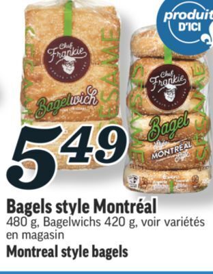 Marché Richelieu Bagels style montréal | montreal style bagels offer