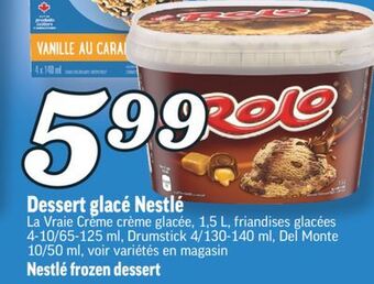 Marché Richelieu Dessert glacé nestlé | nestlé frozen dessert offer