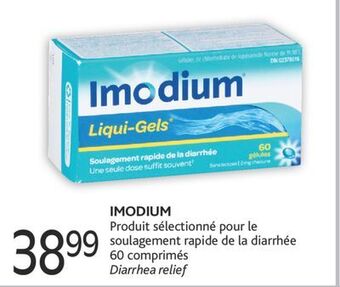 Brunet Imodium produit sélectionné pour le soulagement rapide de la diarrhée 60 comprimés offer