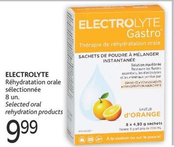 Brunet Electrolyte réhydratation orale sélectionnée 8 un offer