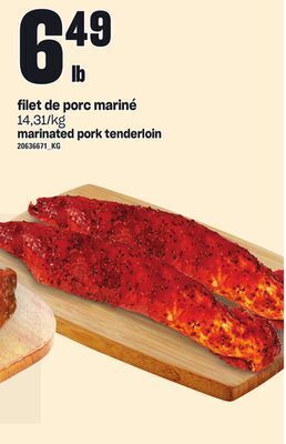 Provigo Filet de porc mariné offer