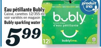 Marché Richelieu Eau pétillante bubly | bubly sparkling water offer