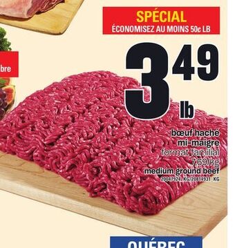 Provigo Bœuf haché mi-maigre offer