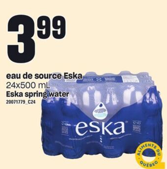 Provigo Eau de source eska, 24x500 ml offer