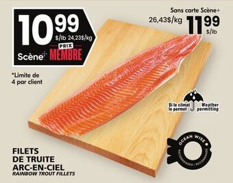 Rachelle-Bery Grocery Rainbow trout fillets offer