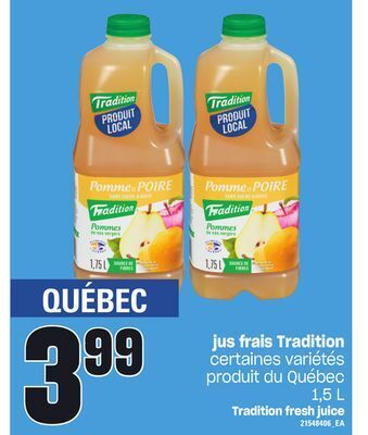 Provigo Jus frais tradition, 1,5 l offer