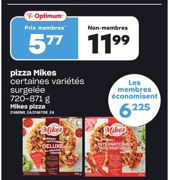 Provigo Pizza mikes, 720-871 g offer
