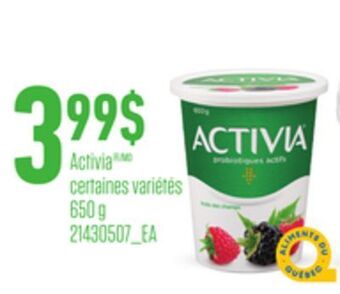 Provigo Activia , 650 g offer