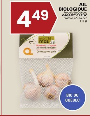 Rachelle-Bery Grocery Organic garlic offer