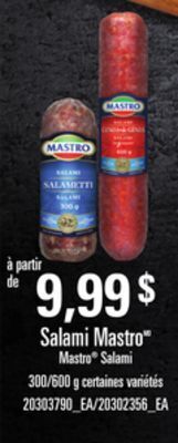 Provigo Salami mastromd, 300/600 g offer