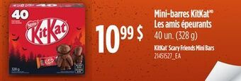 Provigo Mini-barres kitkatmd les amis épeurants, 40 un. (328 g) offer