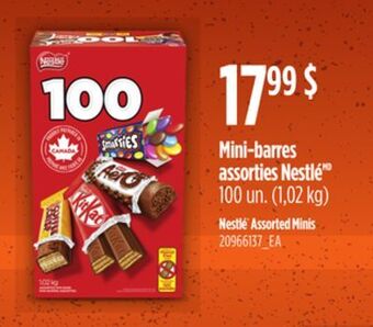 Provigo Mini-barres assorties nestlé 100 un. (1,02 kg) offer