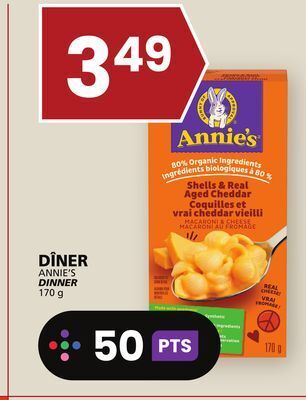 Rachelle-Bery Grocery Annie's dinner offer