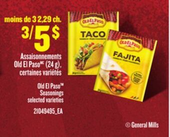 Provigo Assaisonnements old el paso, 24 g offer