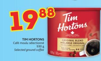 Brunet Tim hortons café moulu sélectionné offer