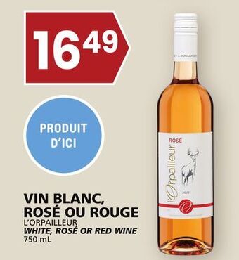 Rachelle-Bery Grocery L'orpailleur white, rosé or red wine offer