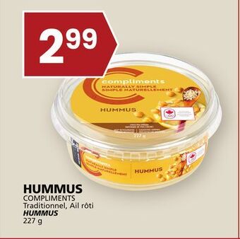 Rachelle-Bery Grocery Compliments hummus offer