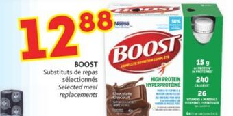 Brunet Boost substituts de repas sélectionnés offer
