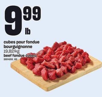 Provigo Cubes pour fondue bourguignonne offer