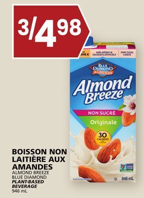 Rachelle-Bery Grocery Almond breeze blue diamond plant-based beverage offer