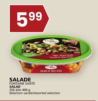 Rachelle-Bery Grocery Fontaine santé salad offer