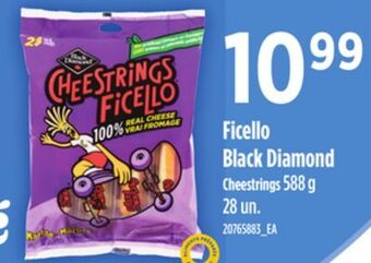 Provigo Ficello black diamond cheestrings, 588g 28 un offer