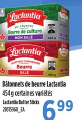 Provigo Bâtonnets de beurre lactantia, 454g offer