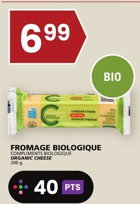 Rachelle-Bery Grocery Compliments biologique organic cheese offer