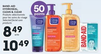 Brunet Band-aid hydroseal, clean & clear produits sélectionnés pour les soins du visage offer