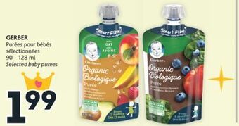 Brunet Gerber purées pour bébés sélectionnées offer