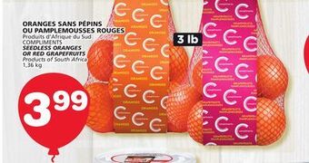 Marches Tradition Compliments seedless oranges or red grapefruits offer
