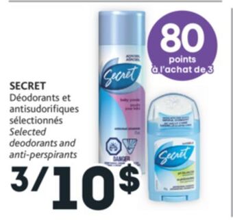 Brunet Secret déodorants et antisudorifiques sélectionnés offer