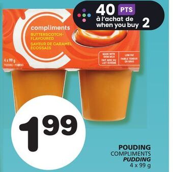 Marches Tradition Compliments pudding offer
