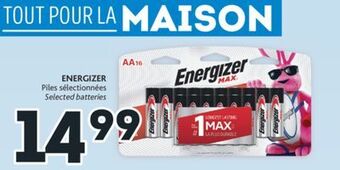 Brunet Energizer piles sélectionnées offer