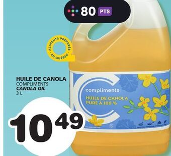 Marches Tradition Compliments canola oil offer