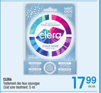 Uniprix Clera traitement des feux sauvages/ cold sore treatment offer
