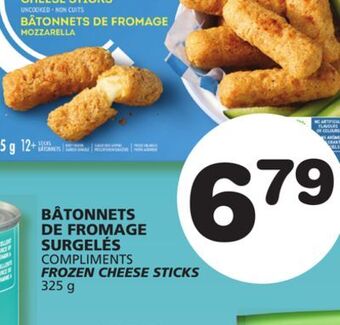 Marches Tradition Compliments frozen cheese sticks offer