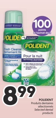 Brunet Polident produits dentaires sélectionnés offer