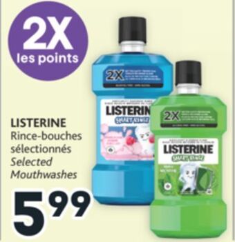 Brunet Listerine rince-bouches sélectionnés offer