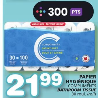 Marches Tradition Compliments bathroom tissue offer