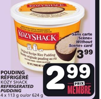 Marches Tradition Kozy shack refrigerated pudding offer