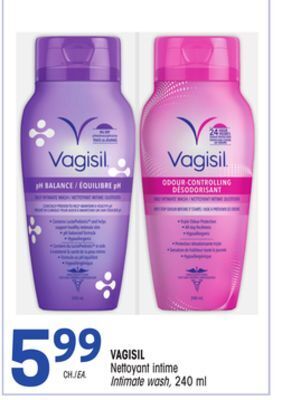 Uniprix Vagisil nettoyant intime/ intimate wash offer