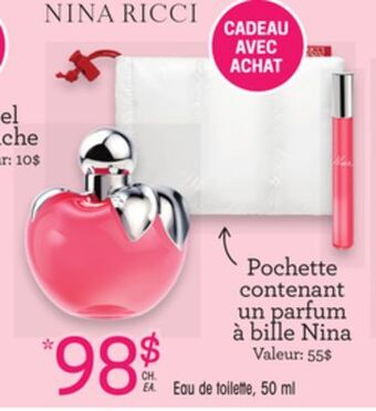 Uniprix Nina ricci eau de toilette offer